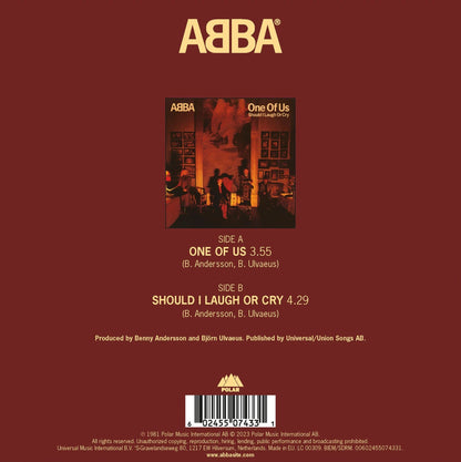 Abba - One of us (Picture disc)