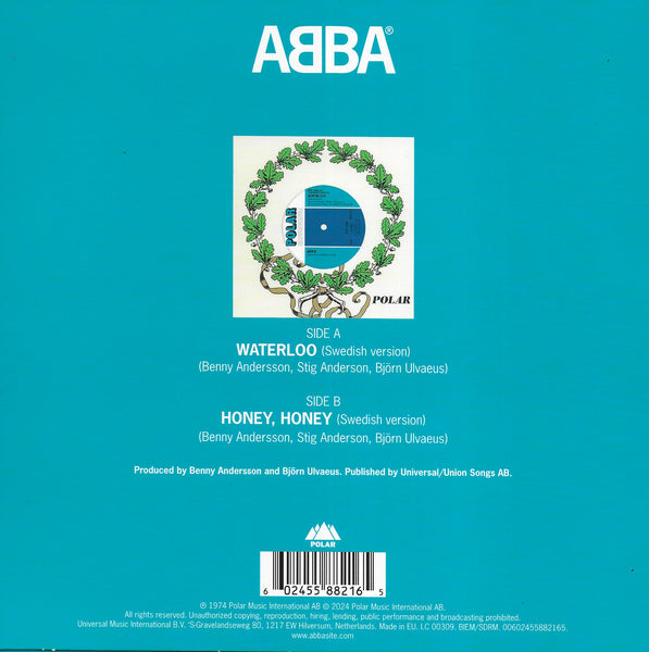 Abba - Waterloo / Honey Honey (Swedish version) (50th Anniversary picture disc)
