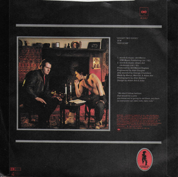 Adam Ant - Goody two shoes (Engelse uitgave)