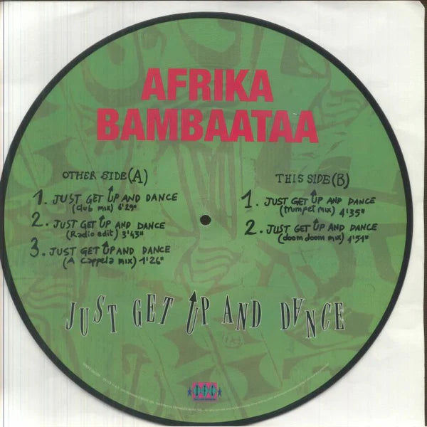 Afrika Bambaataa - Just get up and dance (Picture disc) (12" Maxi Single)