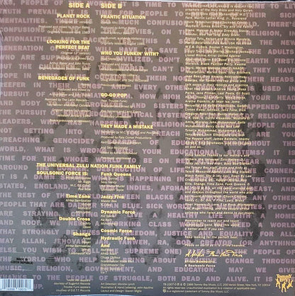 Afrika Bambaataa & Soulsonic Force - Planet Rock-The Album (Limited clear, blue, purple & gold splatter vinyl) (LP)