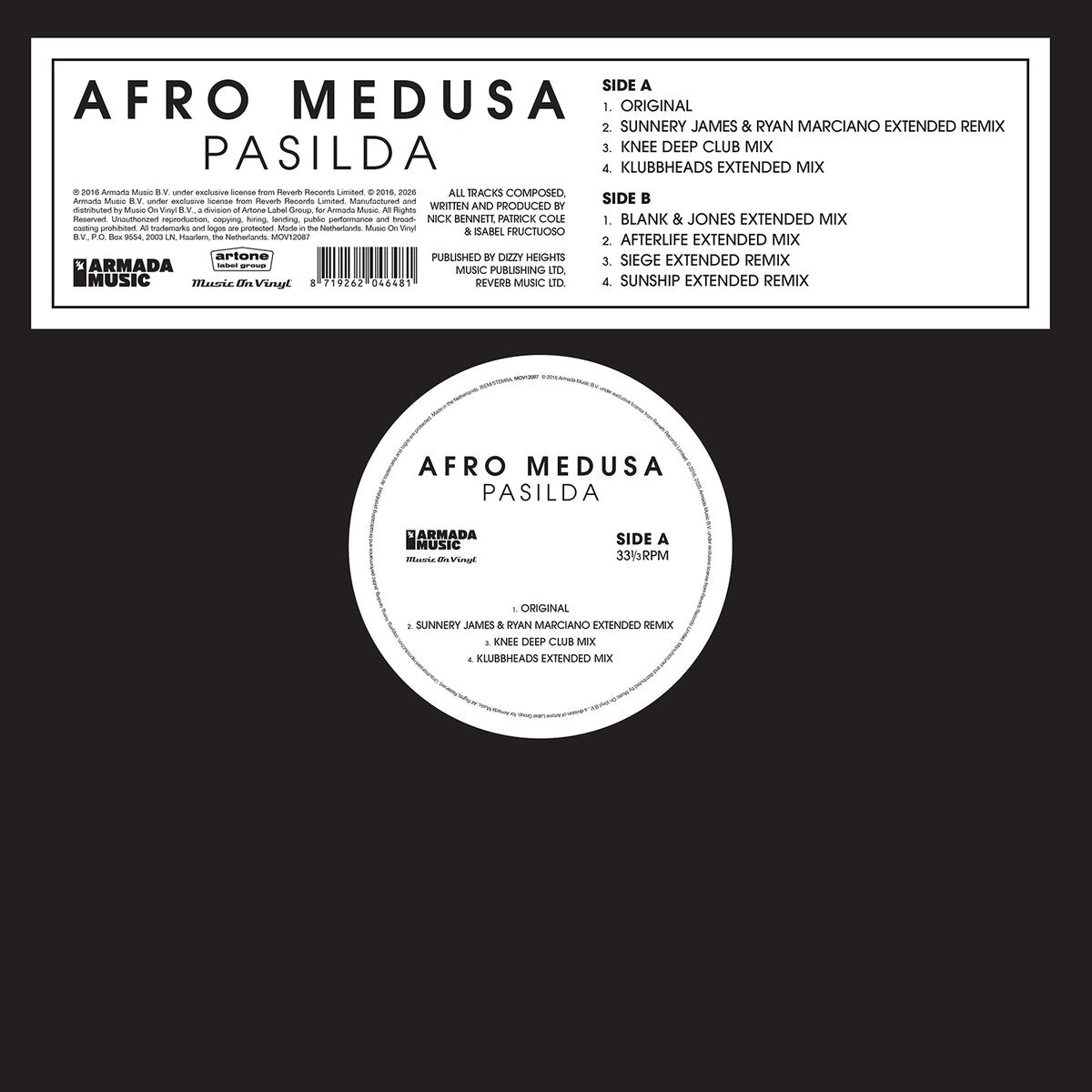 Afro Medusa - Pasilda (12" Maxi Single)