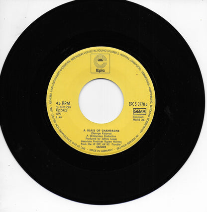 Sailor - A glass of champagne (Duitse uitgave)