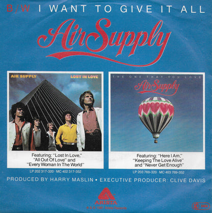 Air Supply - The one that you love (Duitse uitgave)