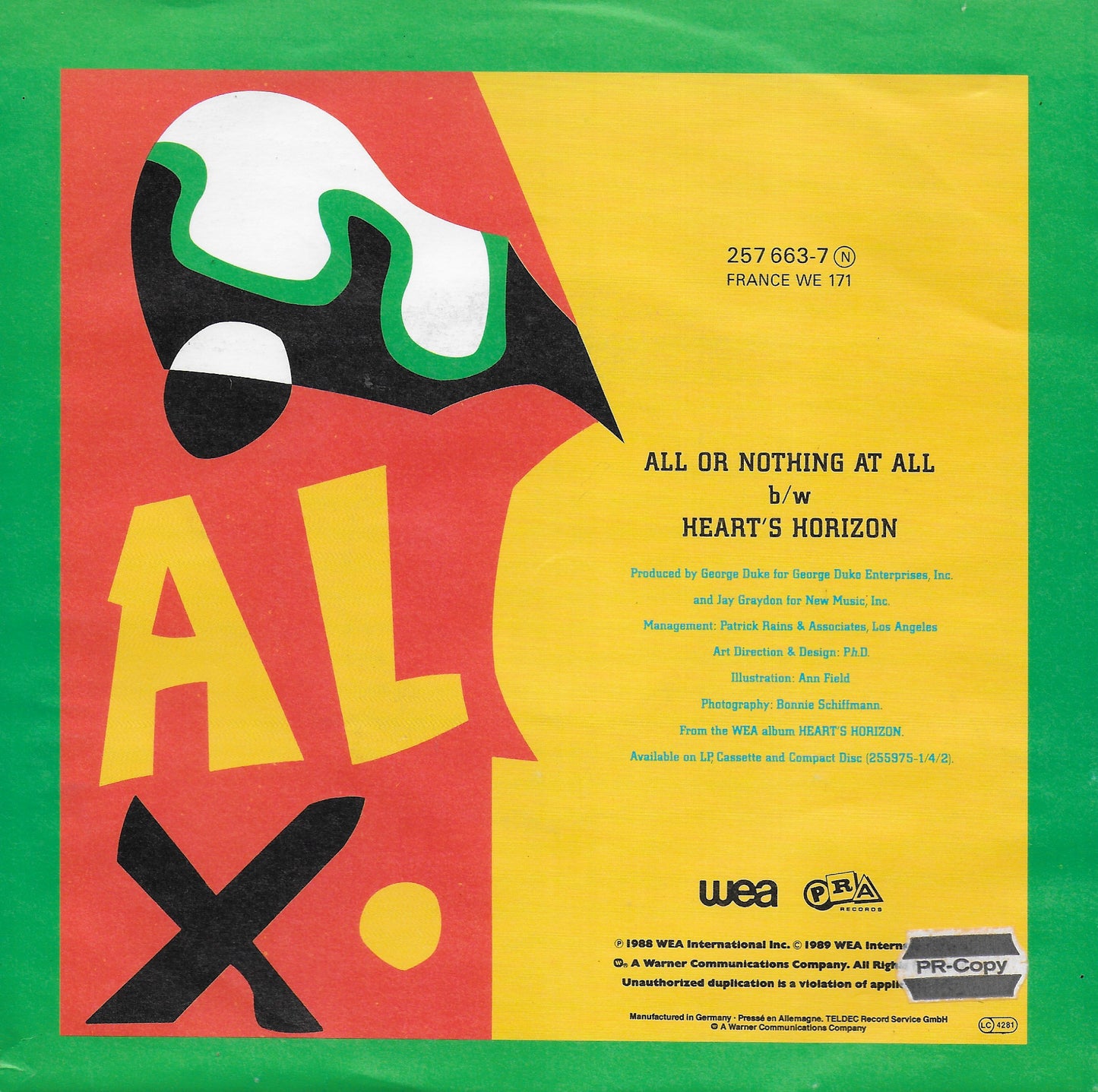 Al Jarreau - All or nothing at all