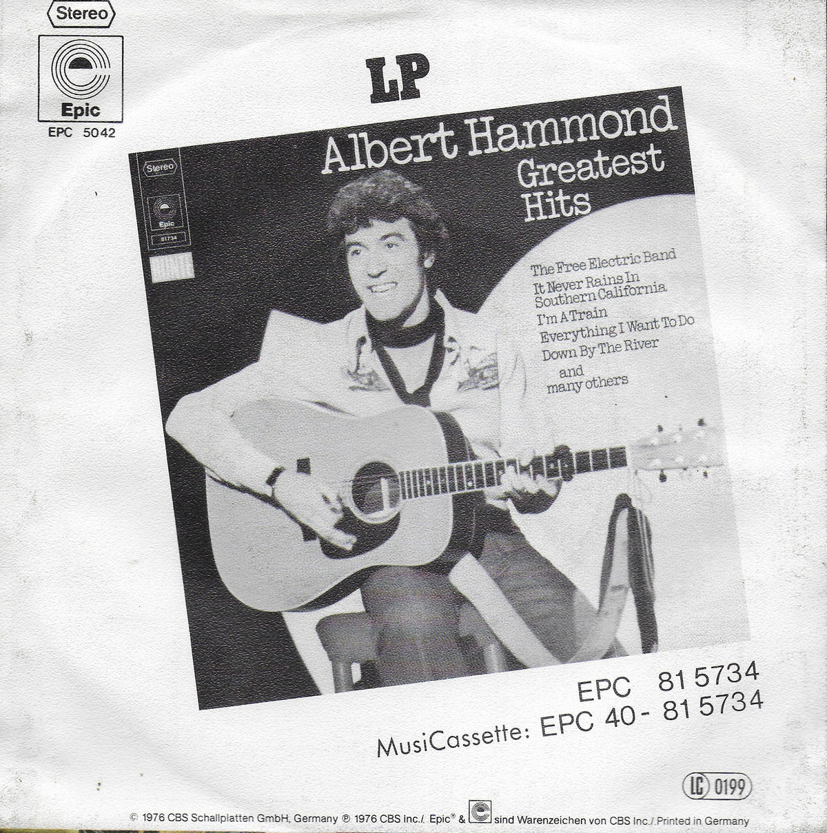 Albert Hammond - When i need you (Duitse uitgave)