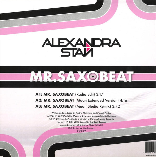 Alexandra Stan - Mr. Saxobeat (Pink marbled vinyl) (12" Maxi Single)