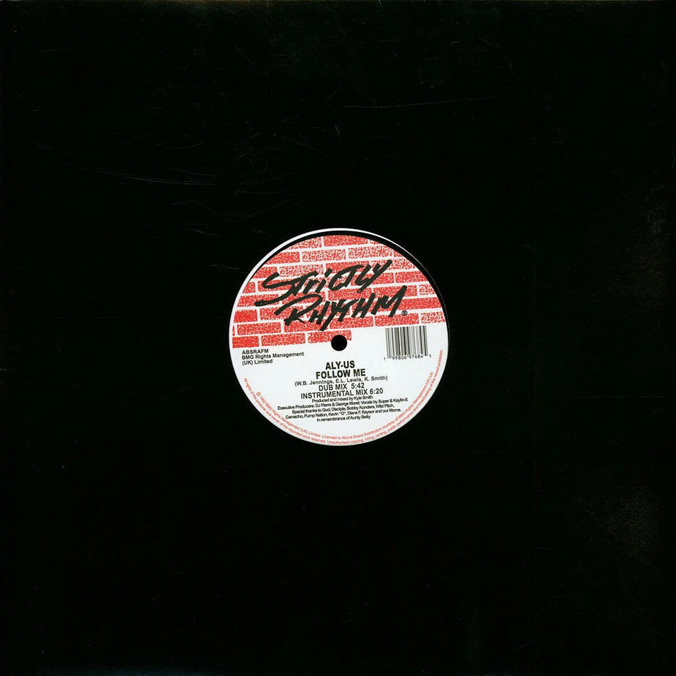 Aly-Us - Follow me (12" Maxi Single)