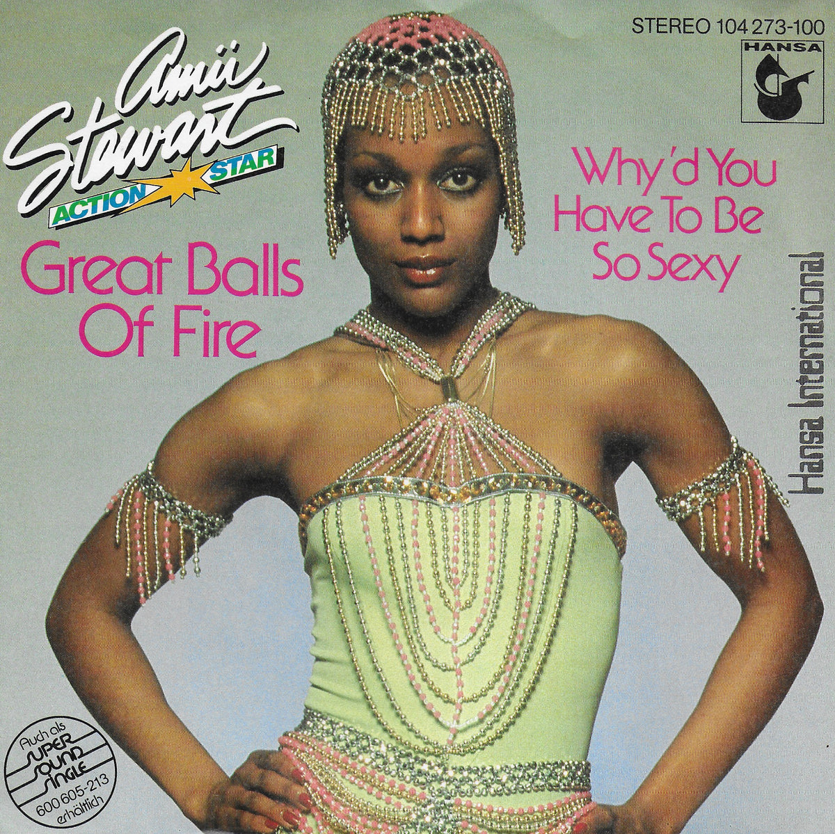 Amii Stewart - Great balls of fire (Duitse uitgave)