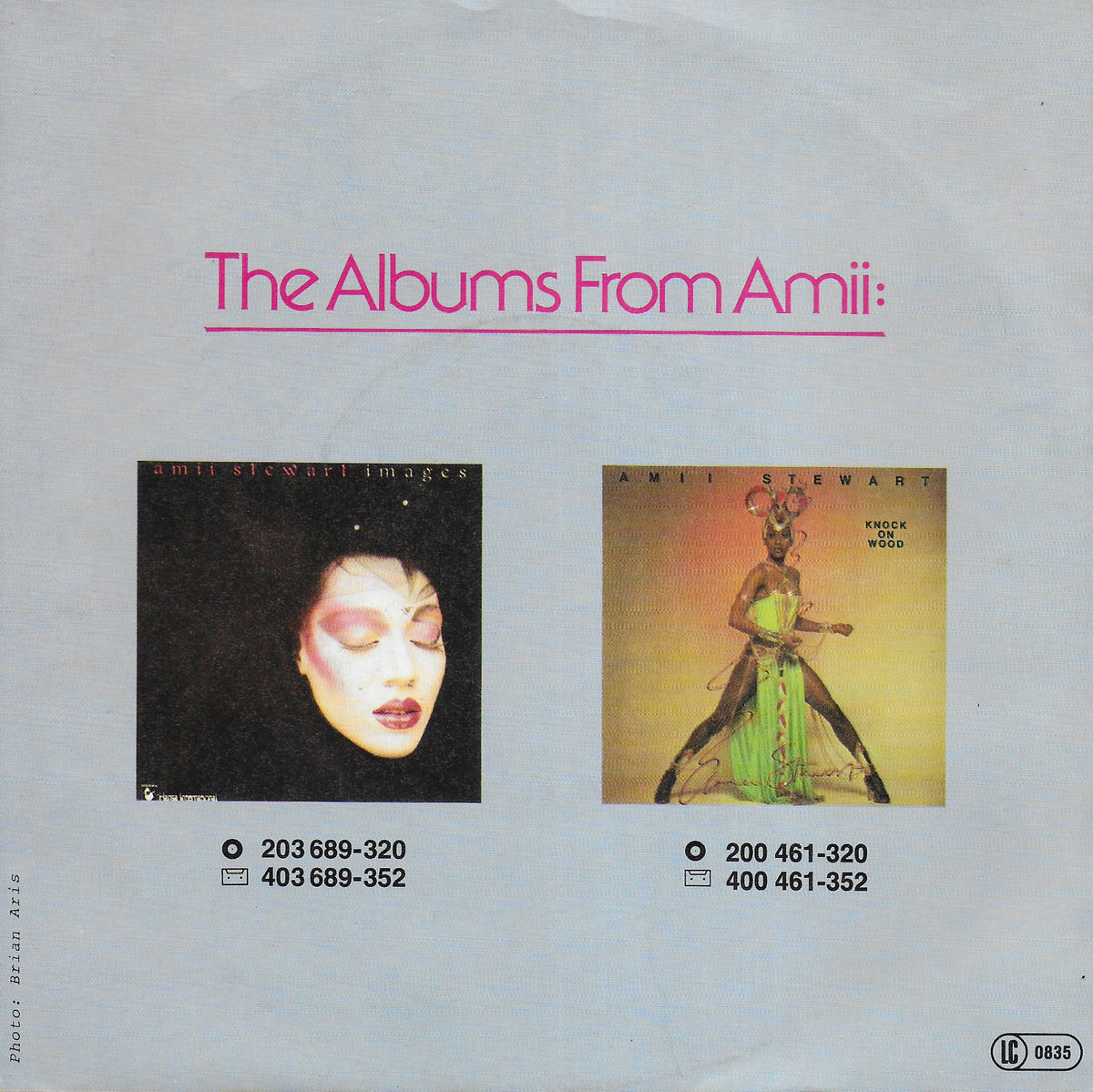 Amii Stewart - Great balls of fire (Duitse uitgave)