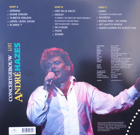 André Hazes - Concertgebouw Live (Purple vinyl) (2LP)