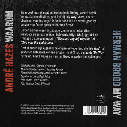 André Hazes - Waarom / Herman Brood - My way (Limited black sparkling vinyl)
