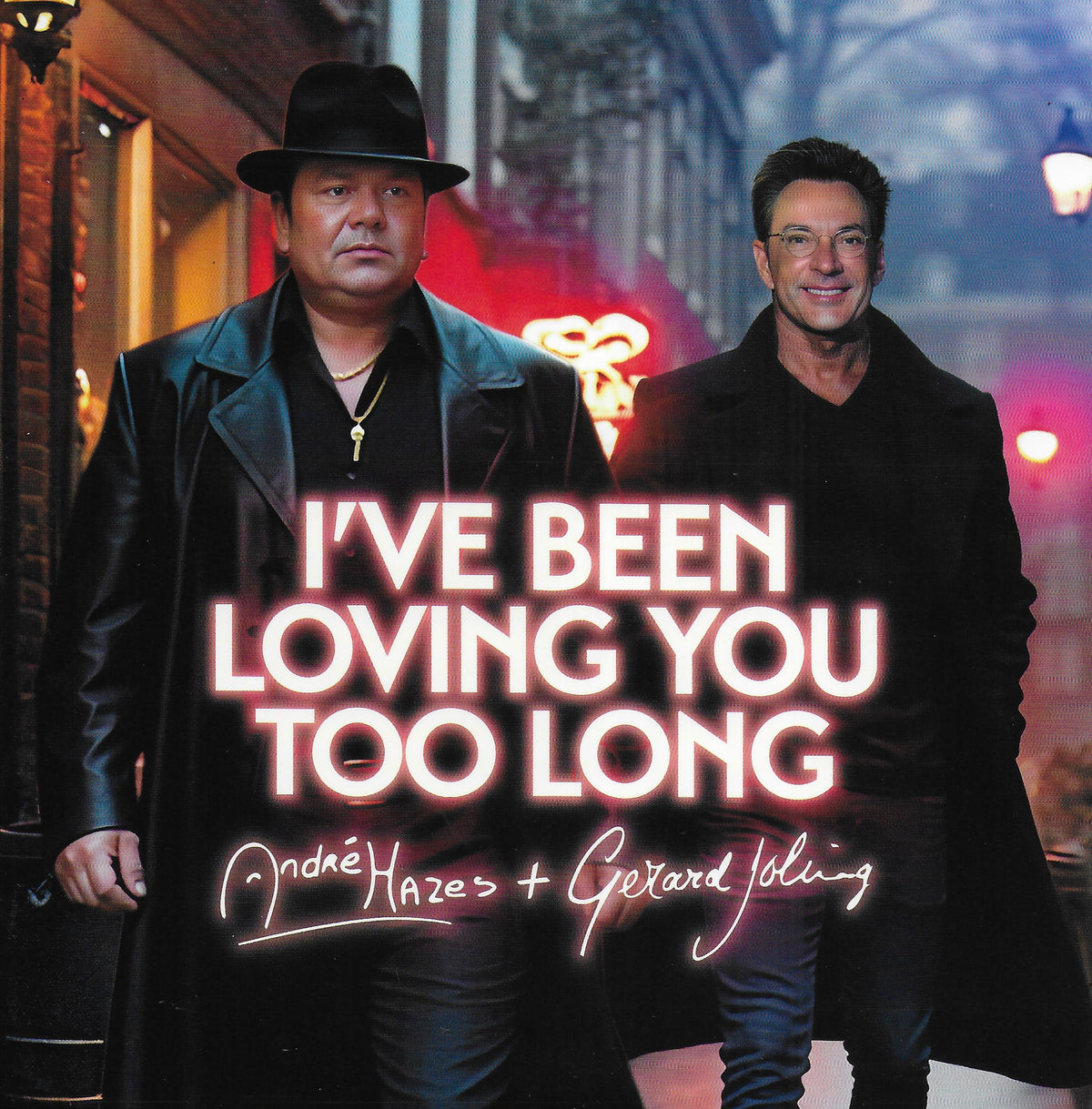 André Hazes + Gerard Joling - I've been loving you too long / Blijf bij mij (Dit zijn voor mij de allermooiste uren) (Transparent red vinyl)