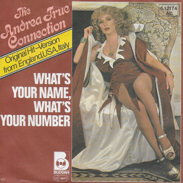 Andrea True Connection - What's your name, what's your number (Duitse uitgave)