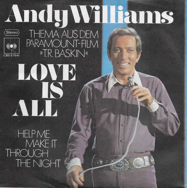 Andy Williams - Love is all (Duitse uitgave)