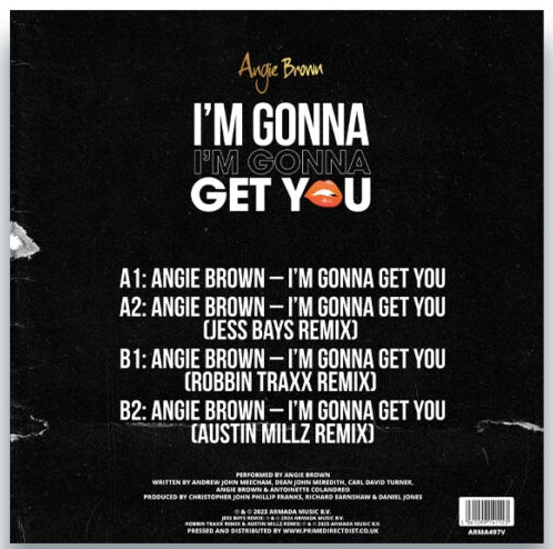 Angie Brown - I'm gonna get you (12" Maxi Single)