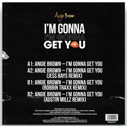 Angie Brown - I'm gonna get you (12" Maxi Single)