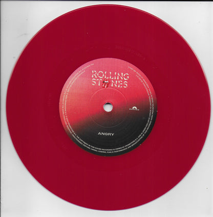Rolling Stones - Angry (Limited red vinyl)