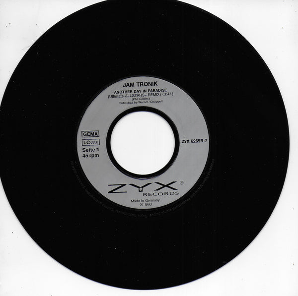 Jam Tronik - Another day in paradise (remix) (Duitse uitgave)