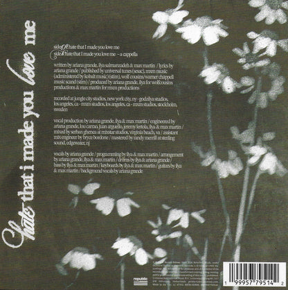 Ariana Grande - Hate that i made you love me (Fluffy tail gray vinyl)