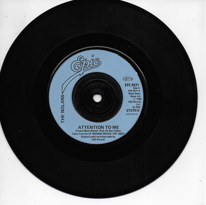 The Nolans - Attention to me (Engelse uitgave)