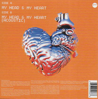 Ava Max - My head & my heart (Clear with blue & orange splatter vinyl)