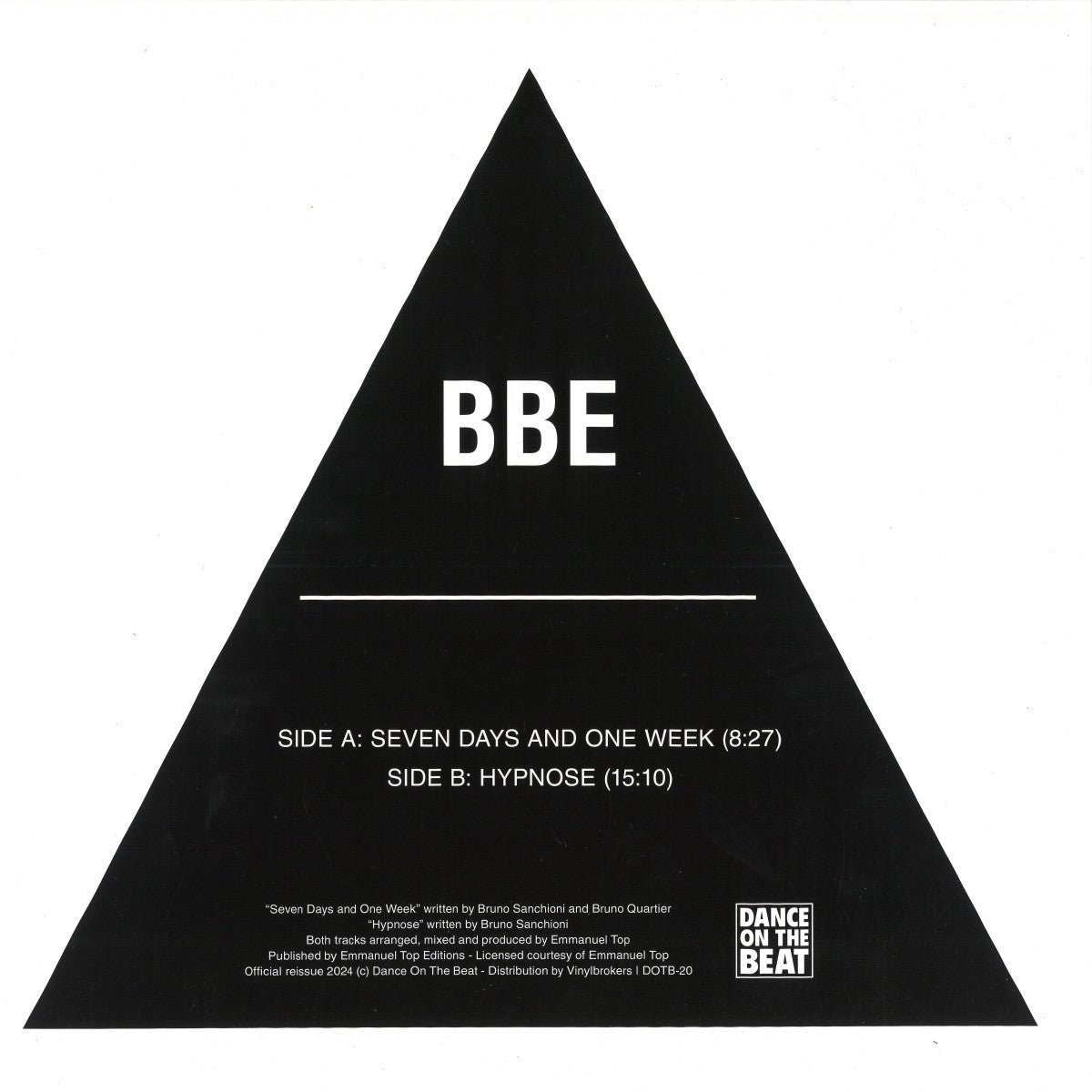 B.B.E. - Seven days and one week (Purple vinyl) (12" Maxi Single)