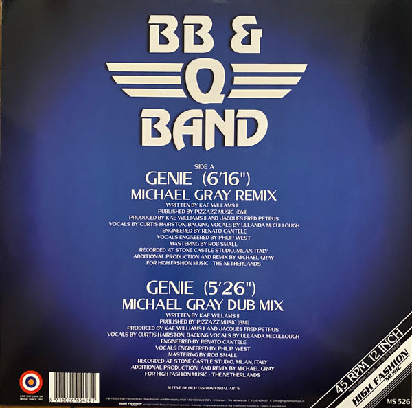 BB & Q Band - Genie (Michael Gray remix) (12" Maxi Single)