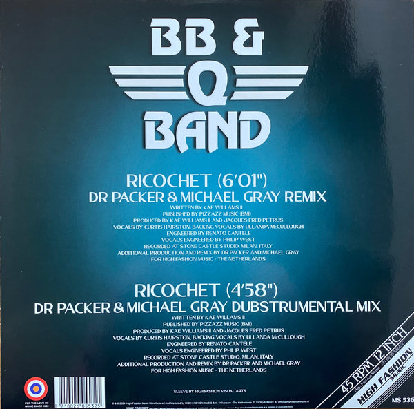 BB & Q Band - Ricochet (Dr Packer & Michael Gray remix) (12" Maxi Single)