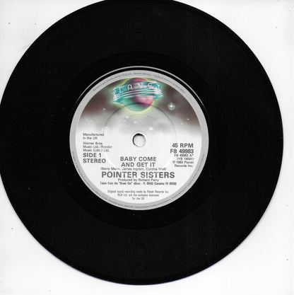 Pointer Sisters - Baby come and get it (Engelse uitgave)