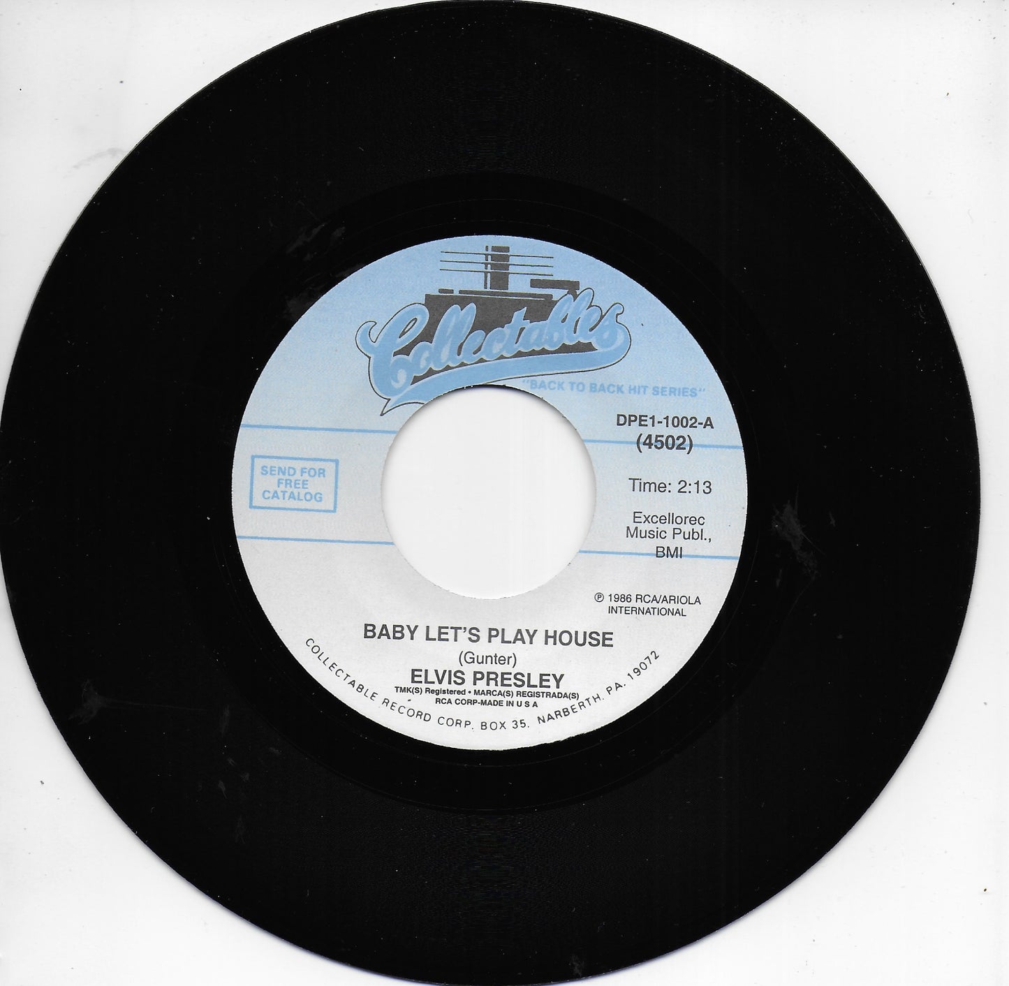 Elvis Presley - Baby let's play house / I'm left, you're right, she's gone