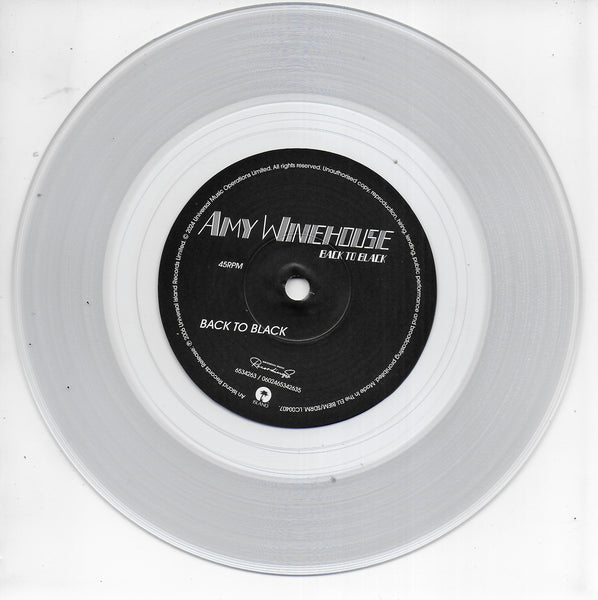 Amy Winehouse - Back to black / Valerie (live) (Limited ultra-clear vinyl)