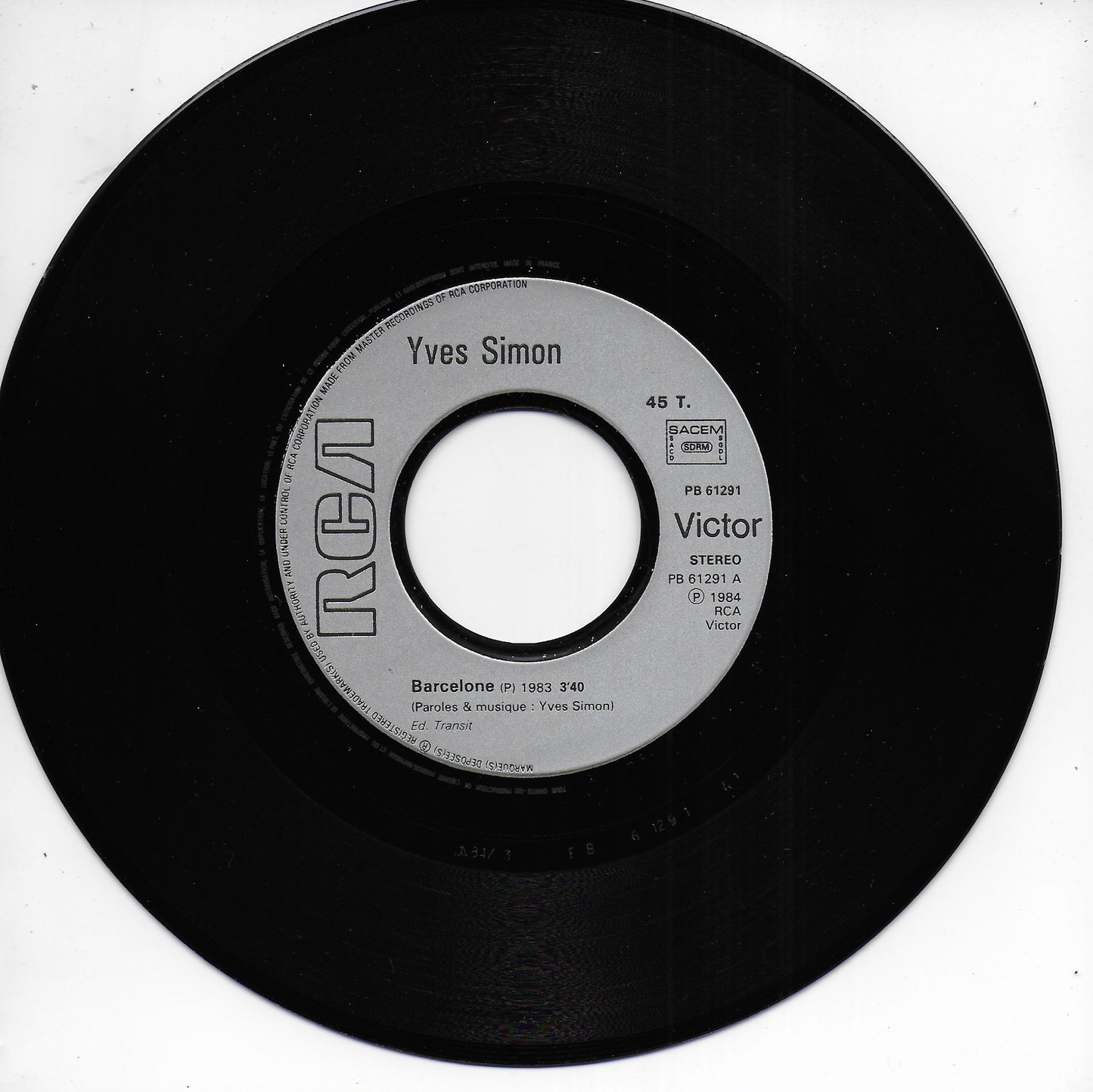 Yves Simon - Barcelone
