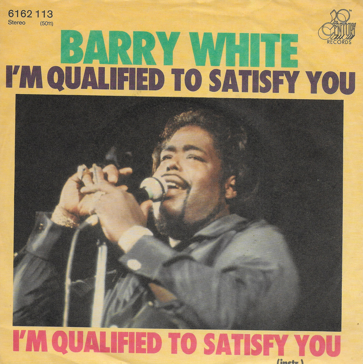 Barry White - I'm qualified to satisfy you (Duitse uitgave)