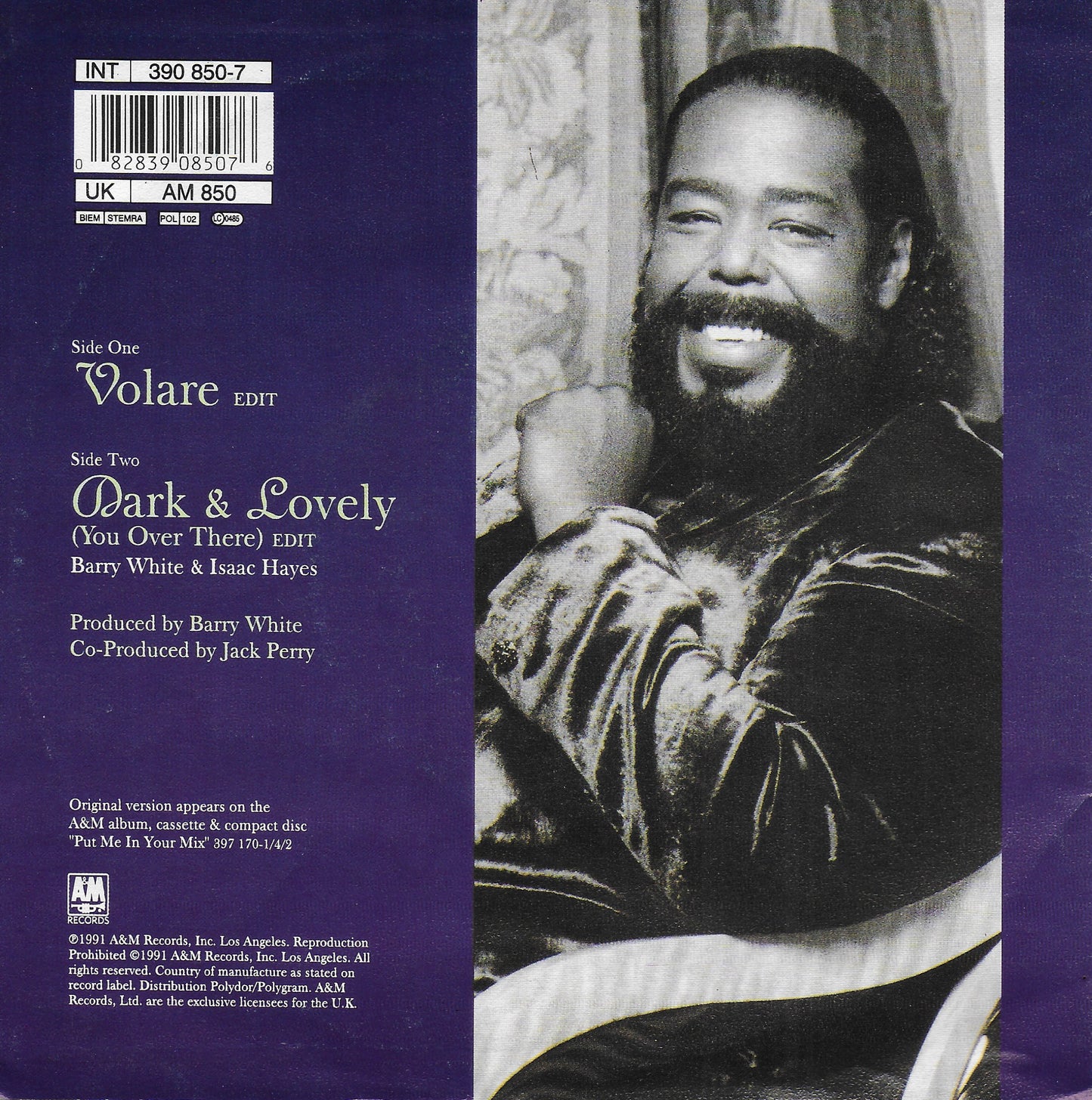 Barry White - Volare