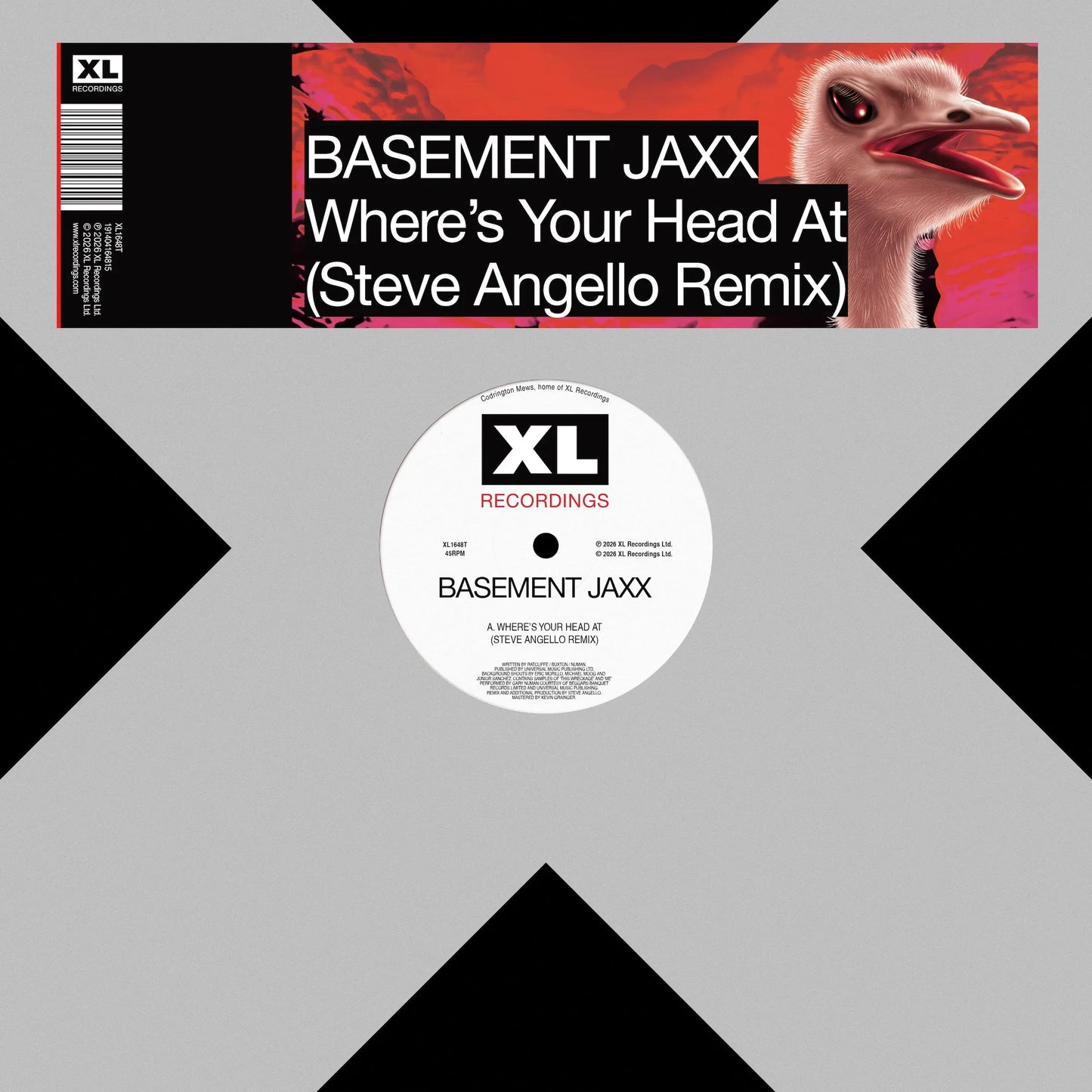 Basement Jaxx - Where's your head at (Steve Angello remix) (12" Maxi Single)