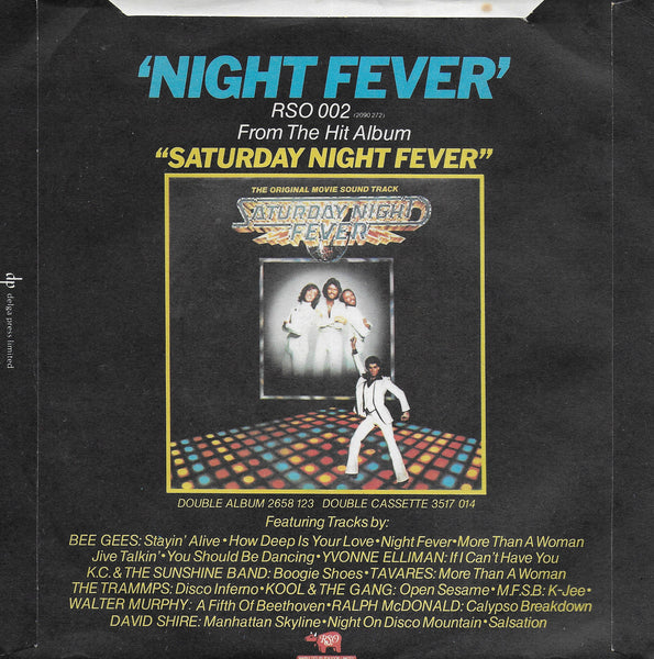 Bee Gees - Night fever (Engelse uitgave)