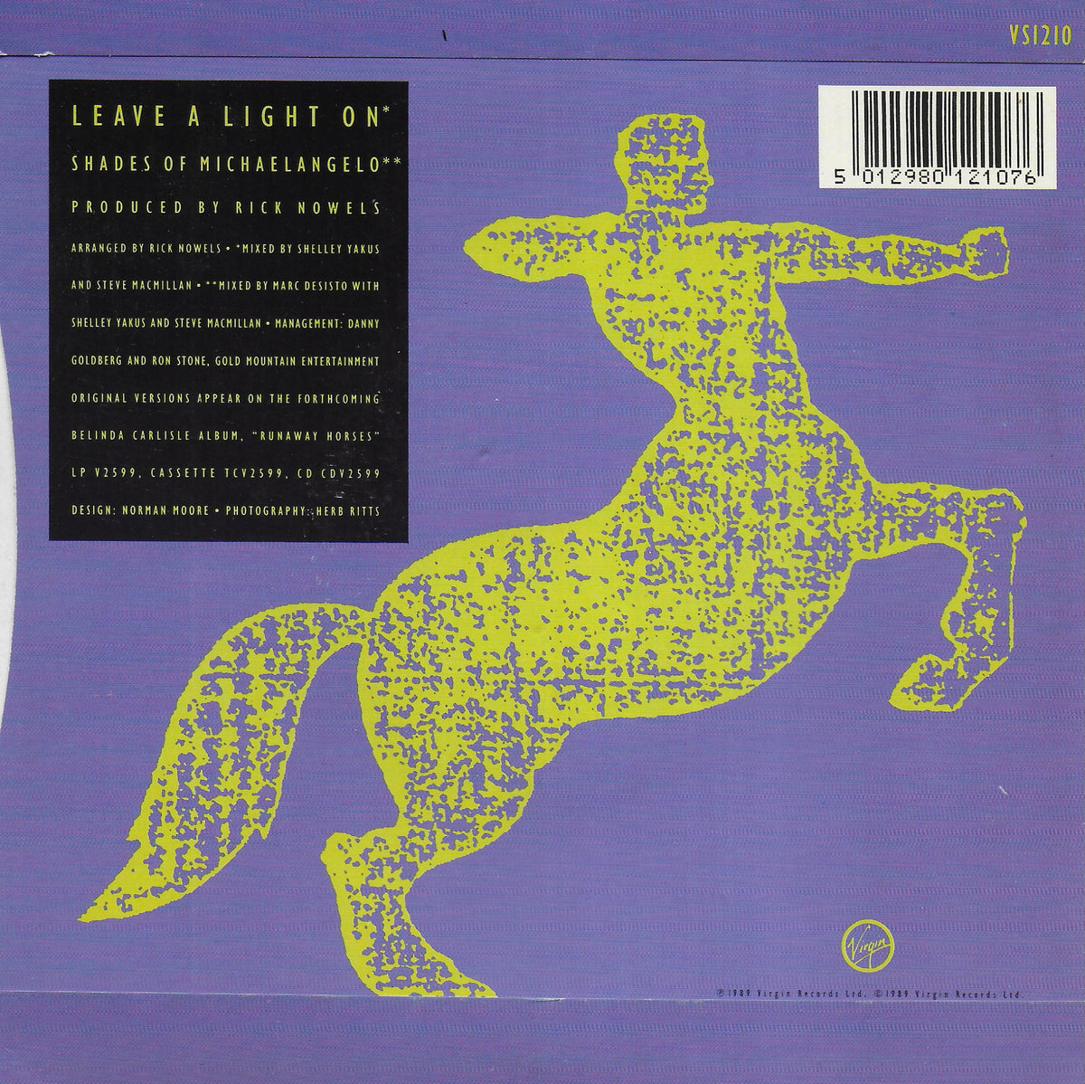 Belinda Carlisle - Leave a light on (Engelse uitgave)