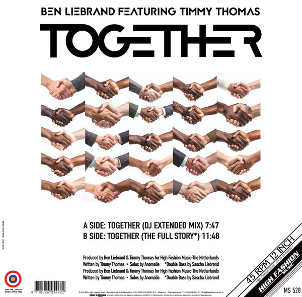 Ben Liebrand feat. Timmy Thomas - Together (12" Maxi Single)