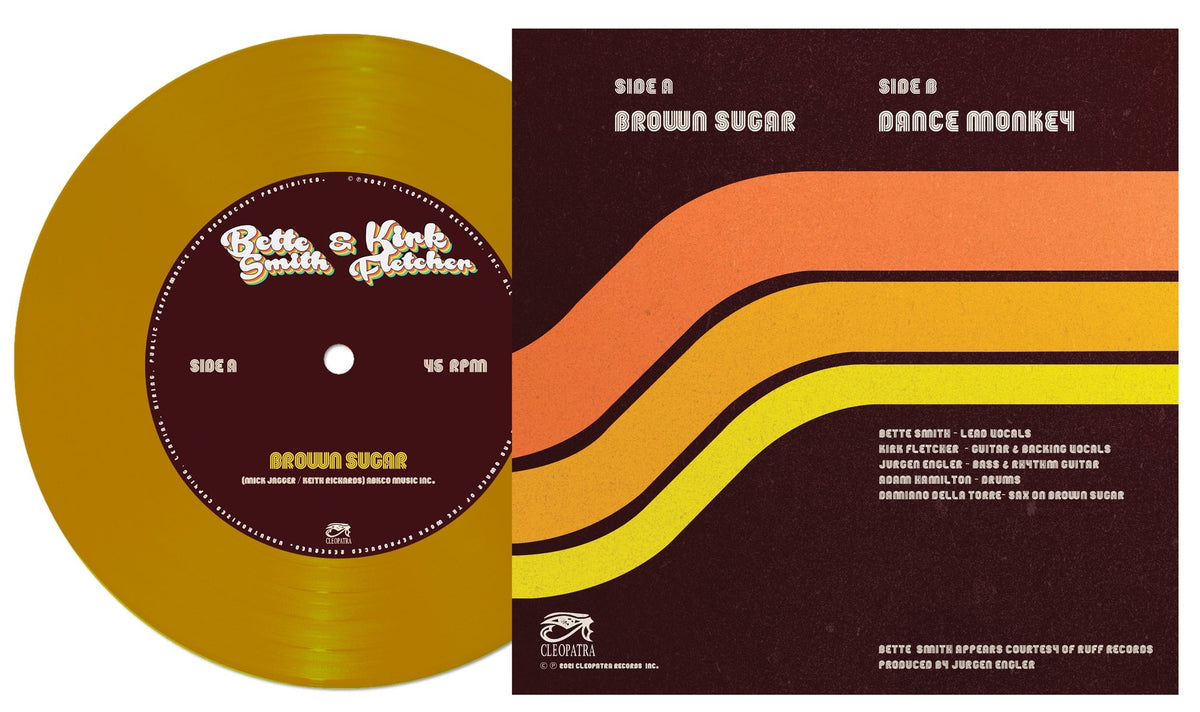 Bette Smith & Kirk Fletcher - Brown sugar [Rolling Stones cover] (Limited gold vinyl)