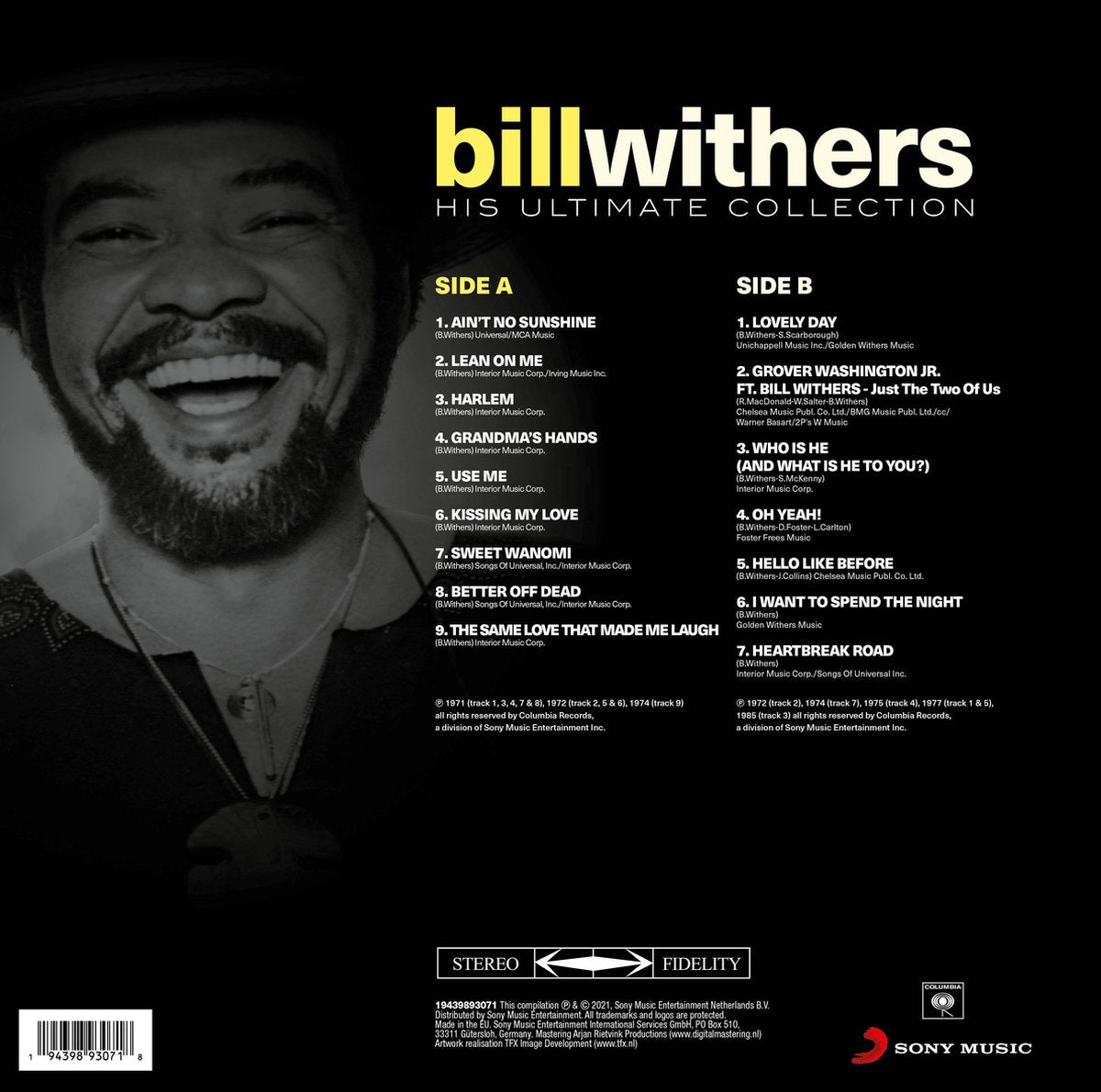 Bill Withers - His Ultimate Collection (Limited edition, blue marble vinyl) (LP)