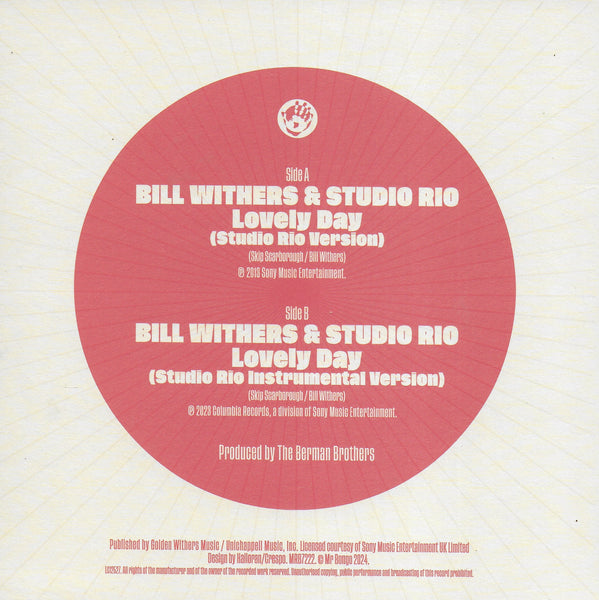 Bill Withers and Studio Rio - Lovely day (Studio Rio version)