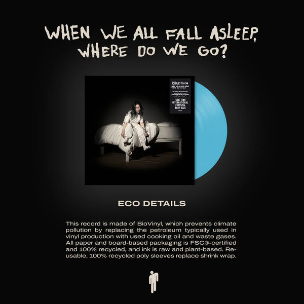 Billie Eilish - When We All Fall Asleep, Where Do We Go? (Baby blue vinyl) (LP)