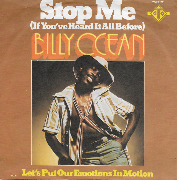 Billy Ocean - Stop me (if you've heard it all before) (Duitse uitgave)