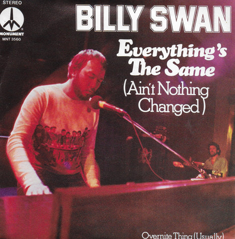 Billy Swan - Everything's the same (ain't nothing changed) (Duitse uitgave)