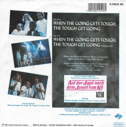 Billy Ocean - When the going gets tough, the tough get going (Duitse uitgave)
