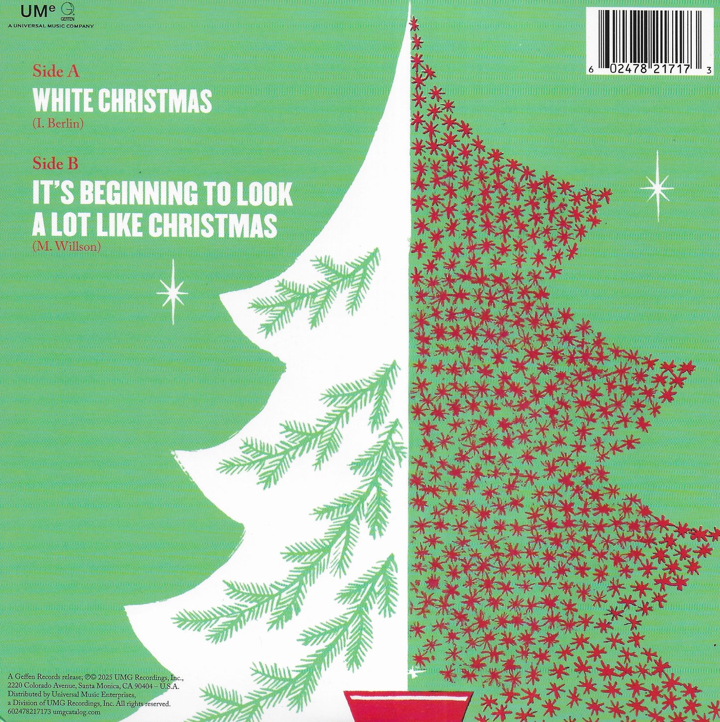 Bing Crosby - White Christmas (white vinyl)