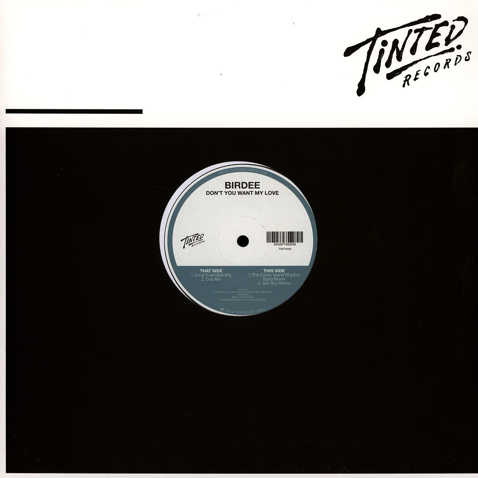 Birdee - Don't you want my love (12" Maxi Single)