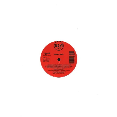 Black Box - Everybody everybody (12" Maxi Single)