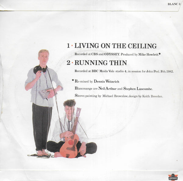 Blancmange - Living on the ceiling (Engelse uitgave)
